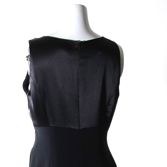 Vintage black gown with jacket-size 12 vintage - Picture 6 of 11